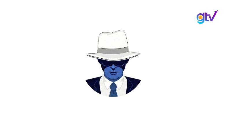 Nhân vật đội mũ trắng tượng trưng cho White Hat SEO tuân thủ nguyên tắc Google trên blog GTV