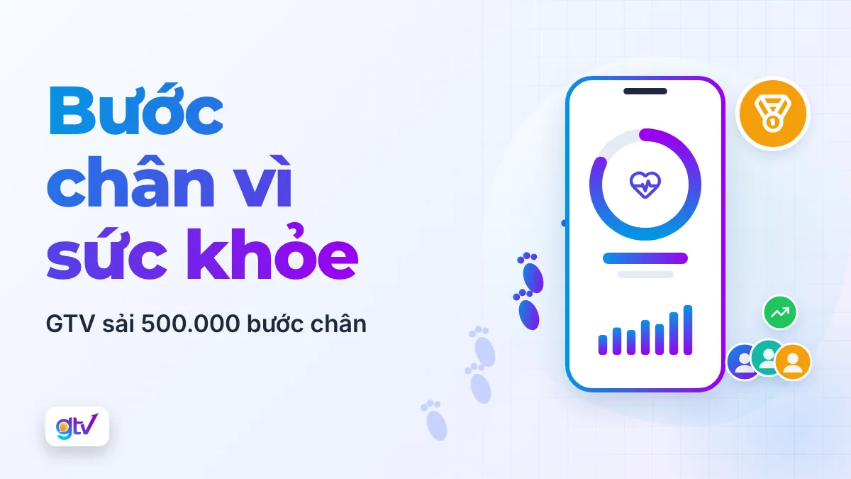 Bước chân vì sức khỏe: gTV sải 500.000 bước chân