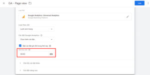 Định dạng cấu trúc thẻ Google Tag manager