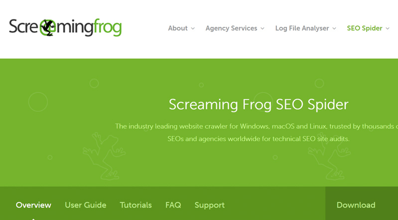 Công cụ kiểm tra lỗi 404 Screaming Frog