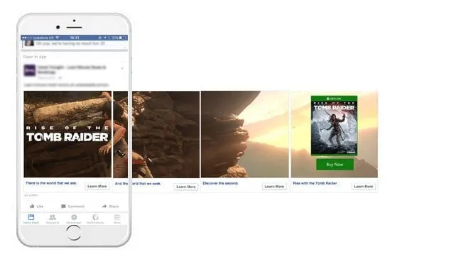 fb carousel