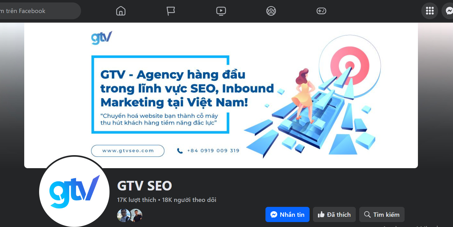 Fanpage chính thức của GTV SEO