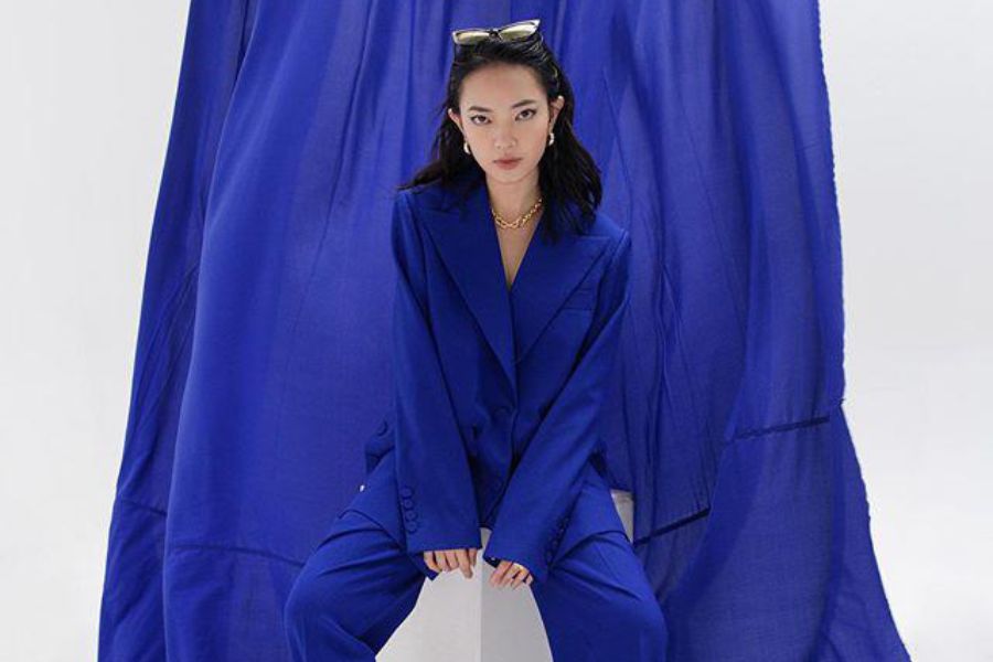 KOL Châu Bùi trong một buổi chụp hình