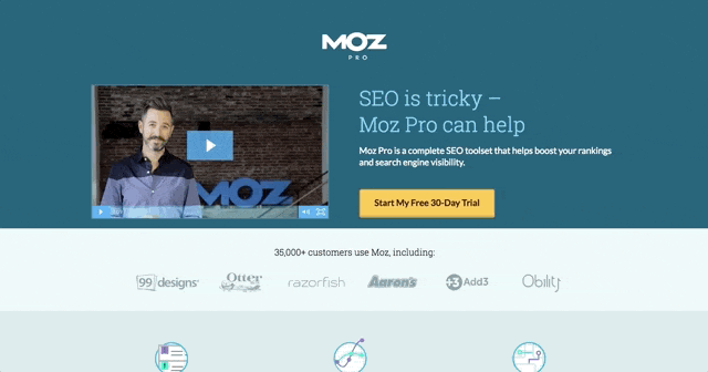 Landing Page - Moz