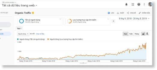 organic traffic google analytics