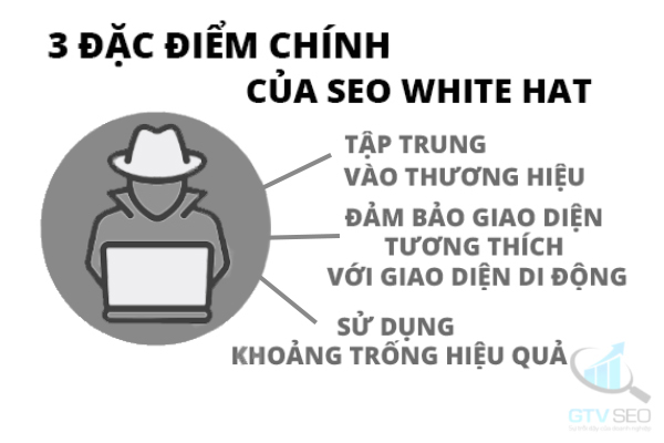 3 đặt điểm chính của seo white hat - seo mũ trắng