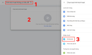 Thiết lập trình kích hoạt