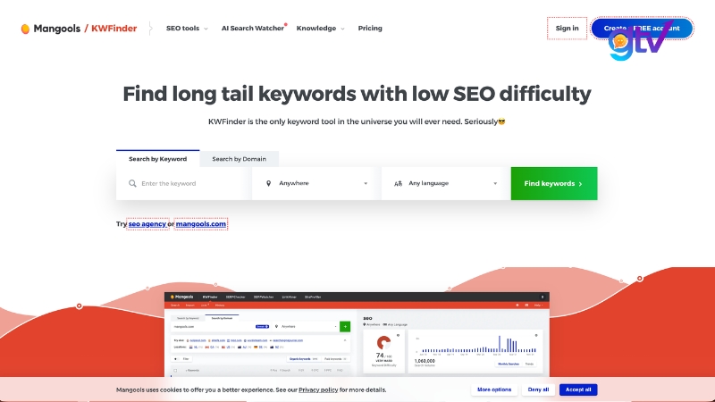 Mangools SERPWatcher — Giao Diện Thân Thiện Cho Người Mới