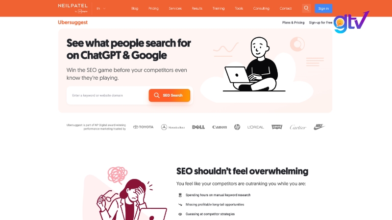 Ubersuggest — Kiểm Tra Từ Khóa Miễn Phí Cho Người Mới