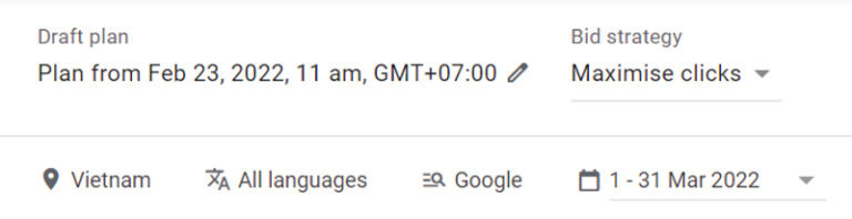 4 Tùy chọn: Vị trí, ngôn ngữ, mạng tìm kiếm