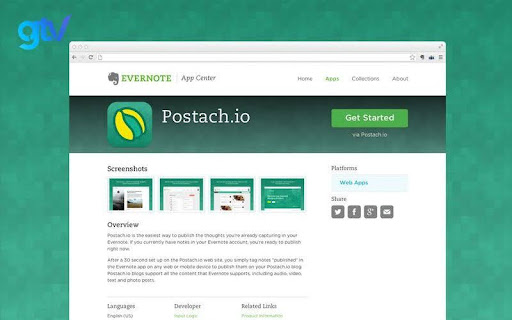 Nền tảng Postach.io