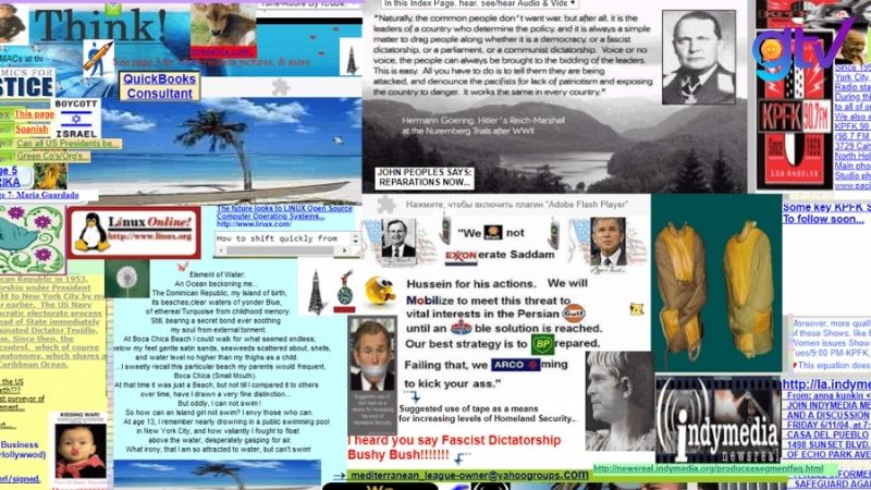 Giao diện website có thiết kế lỗi thời