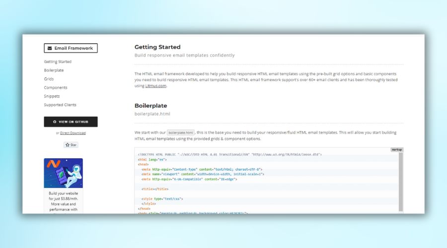 HTML Email Framework