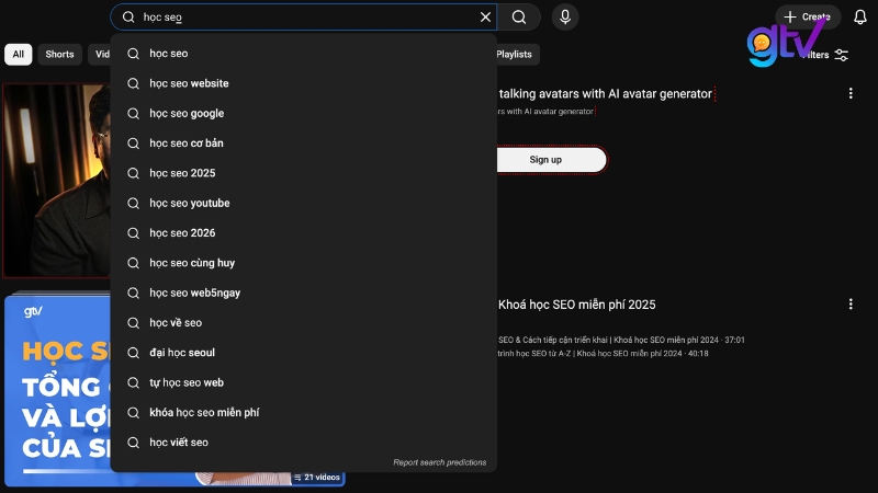 Nghiên cứu và chọn từ khóa YouTube