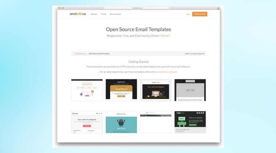 Mẫu open Source Email