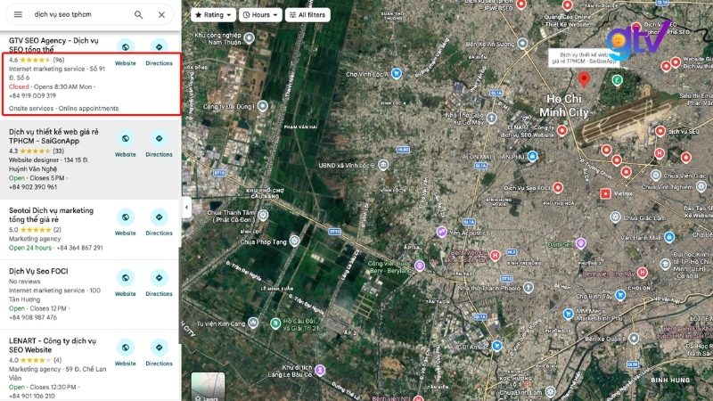 LocalBusiness Schema dành cho doanh nghiệp có địa điểm vật lý