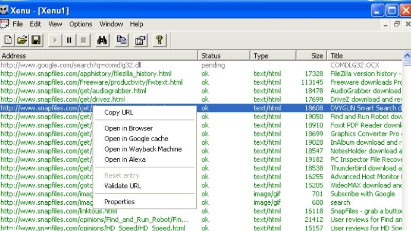 Xenu’s Link Sleuth