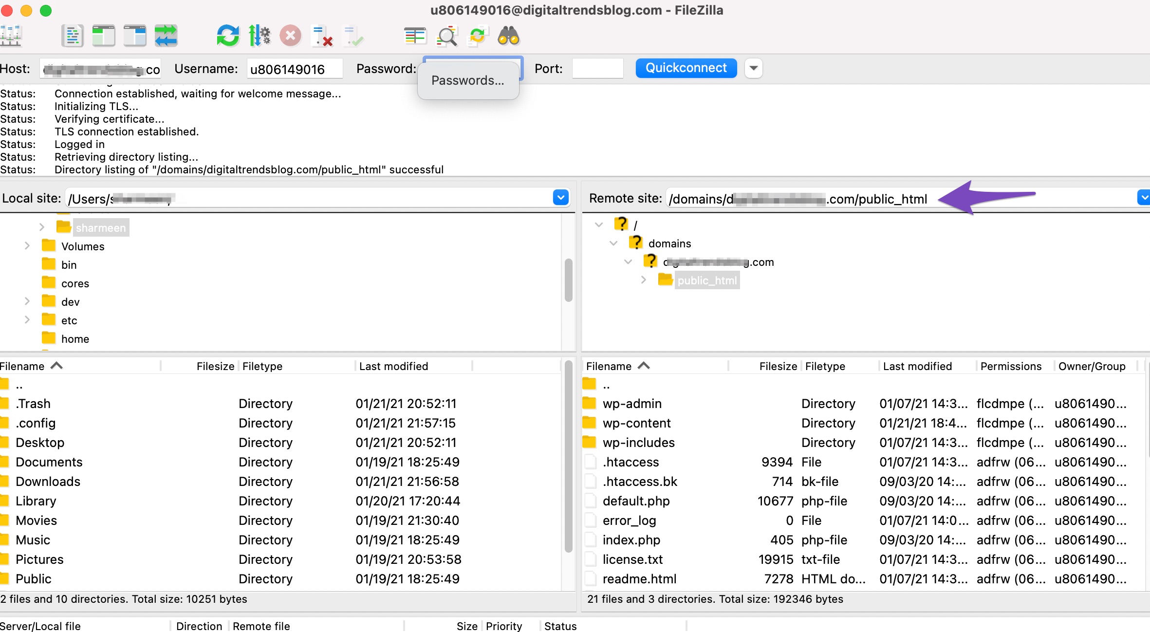 cai dat rank math seo dung FTP