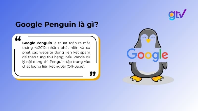 Giải thích khái niệm thuật toán Google Penguin