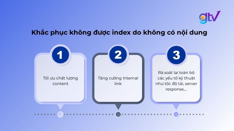 3 cách khắc phục trang không index do nội dung.