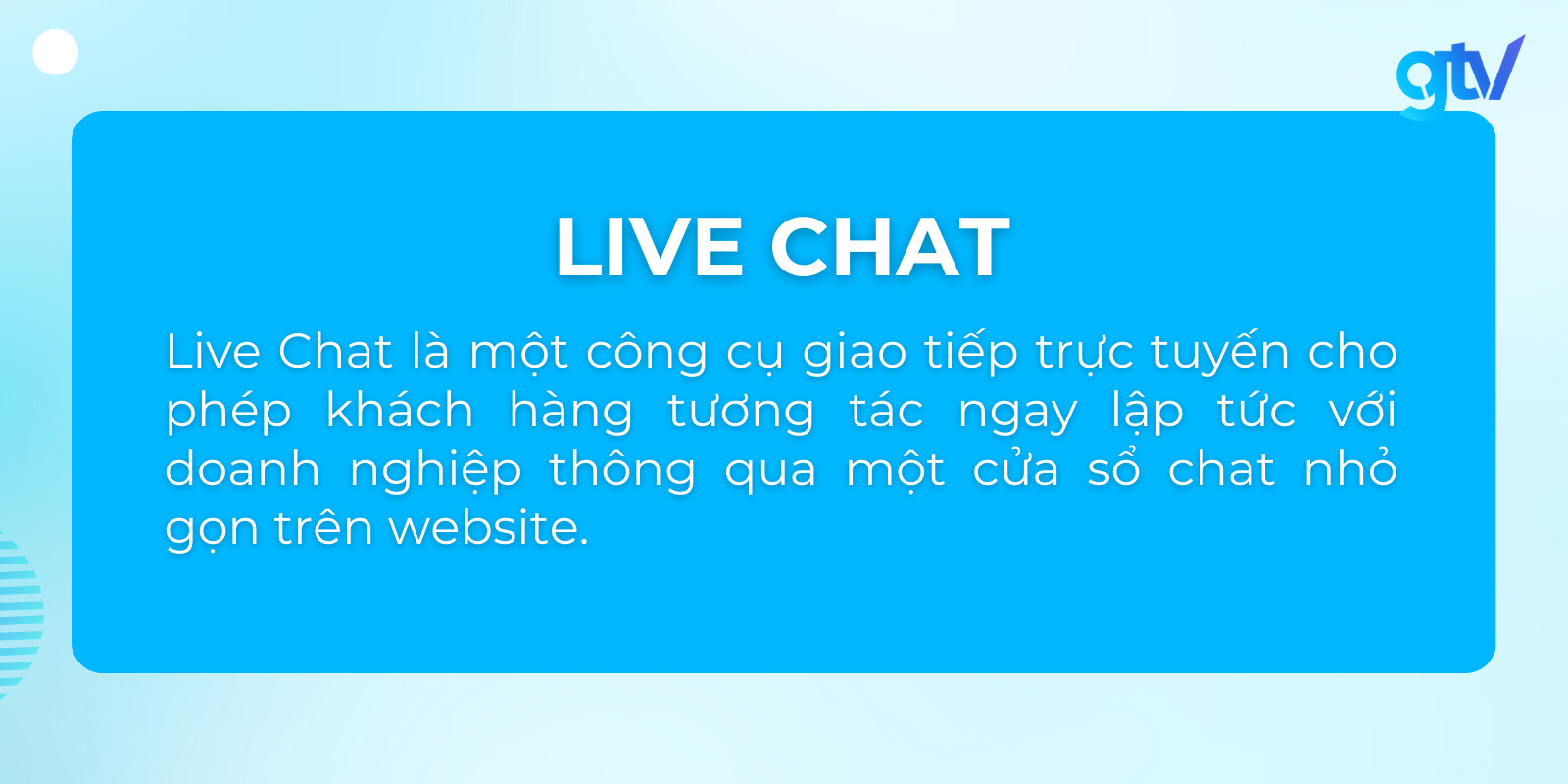 live chat la gi
