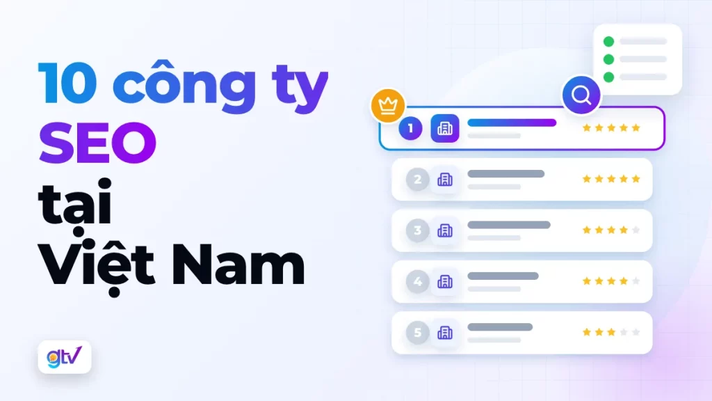 Top 10 công ty SEO uy tín tại Việt Nam 2026 (sắp theo tên A–Z)