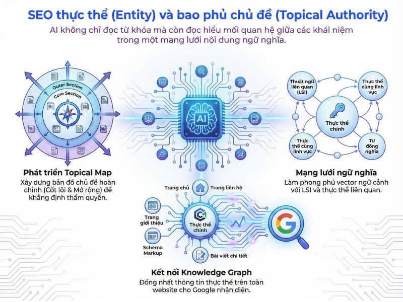 Xây dựng Topical Map và mạng lưới thực thể đồng nhất