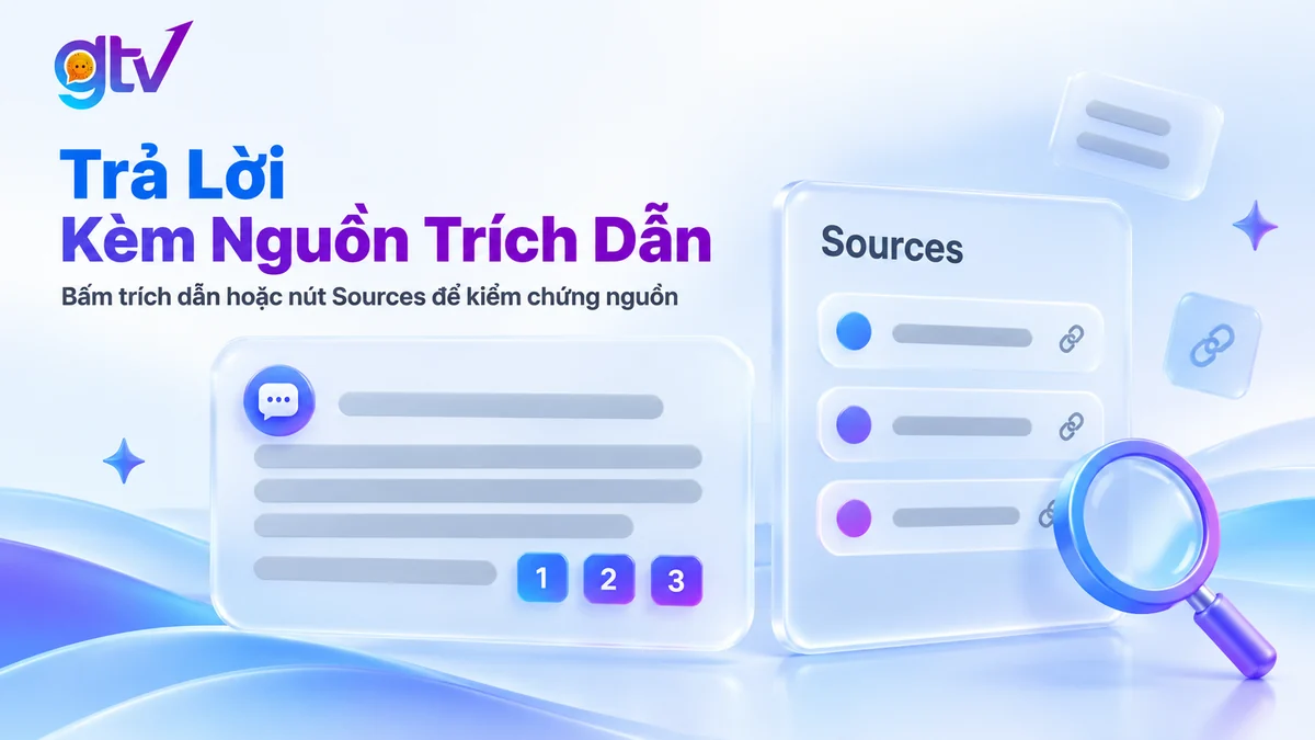 Trích dẫn và nút Sources trong ChatGPT Search