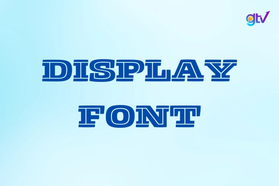 font-display
