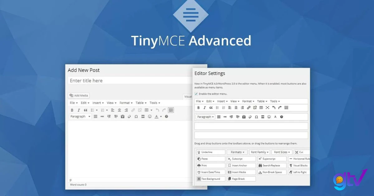 TinyMCE Advanced seo wordpress